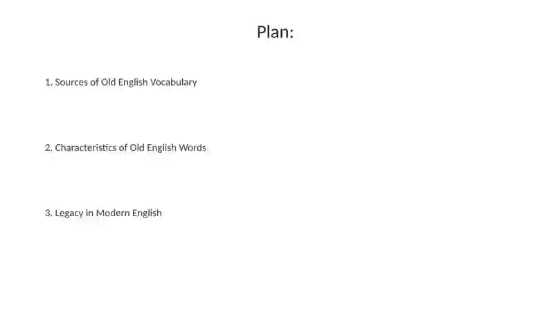 Vocabulary of the Old English period 2