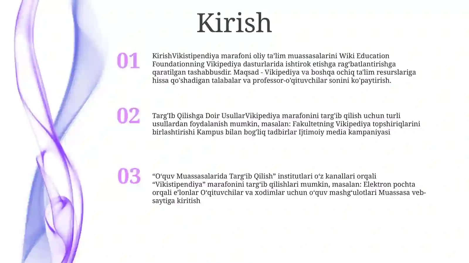 Vikistipendiya Marafonining Oliy Ta'Lim Muassasalarida Targ'Ib Qilishga Doir Usullar 2