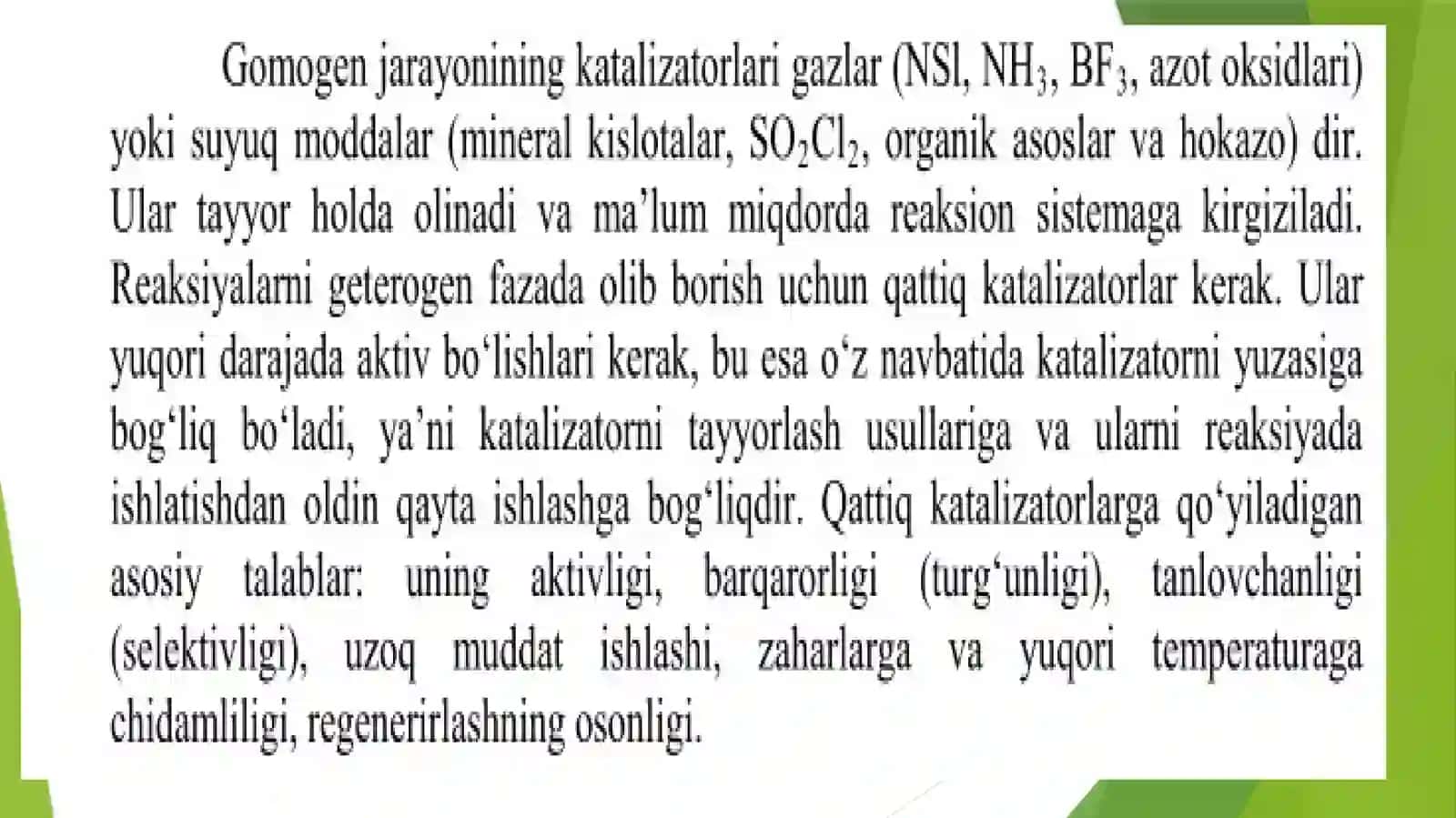 Katalizatorni tayyorlash turlari va usullari 2
