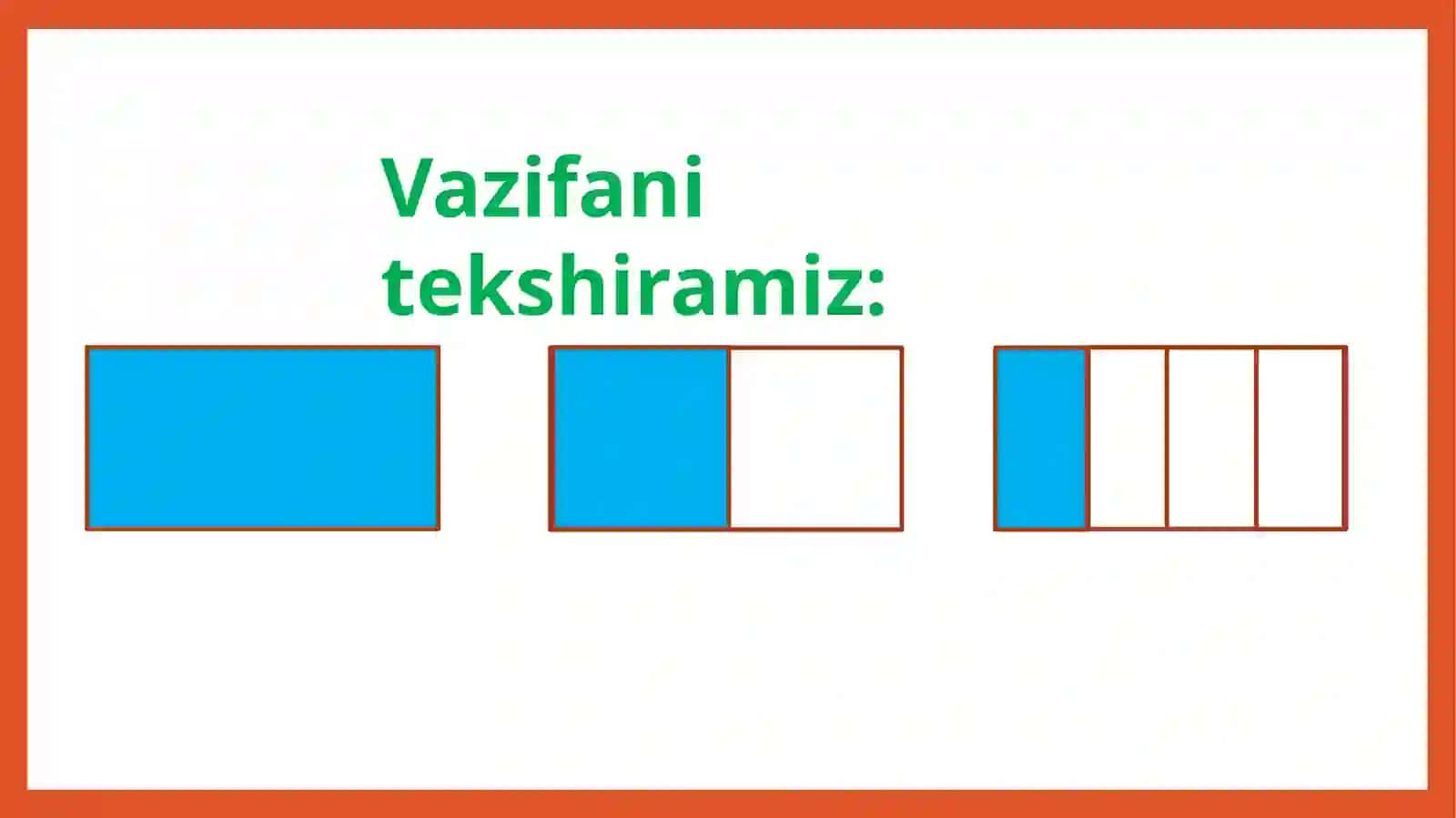 Bo‘laklari bo‘yicha shaklni yasash va bo‘laklarga ajratish 2