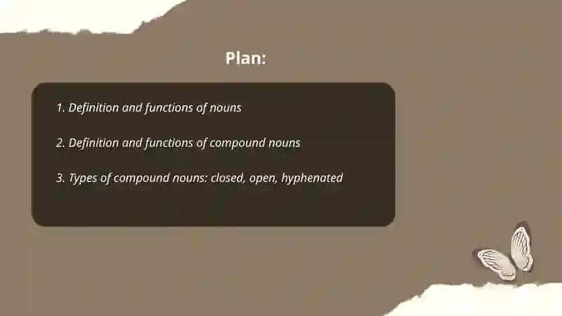 Noun compound noun and abstrakt nouns 2