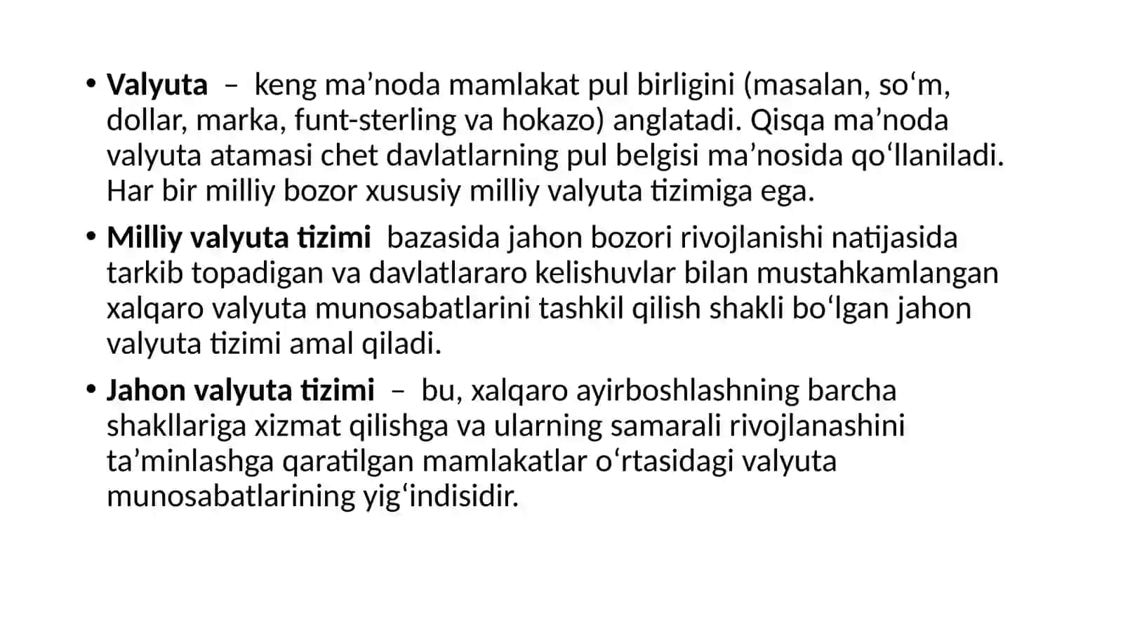 Valyuta kursi 2
