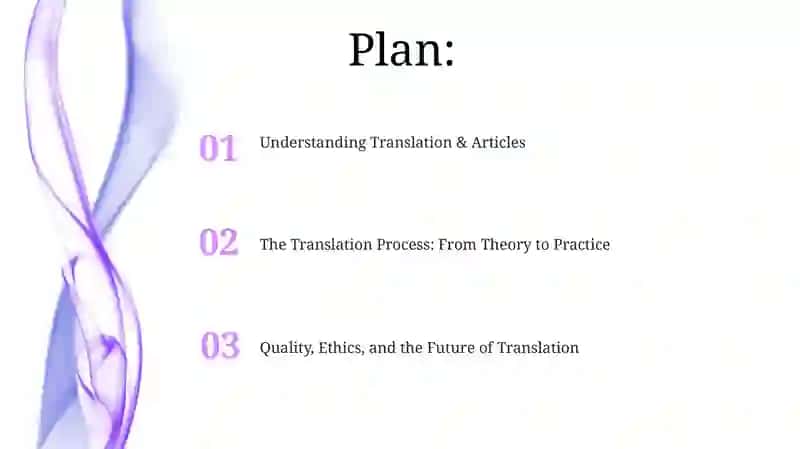 Understanding Translation & Articles 2