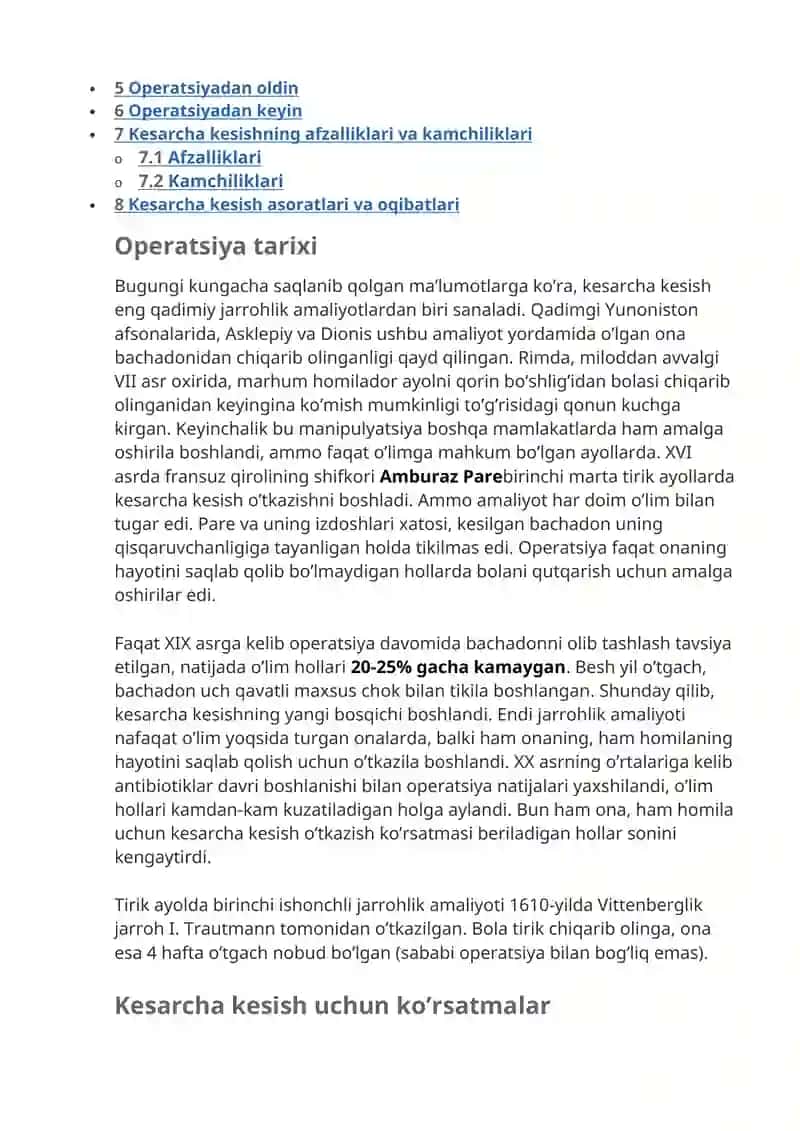 Kesarcha kesish 2