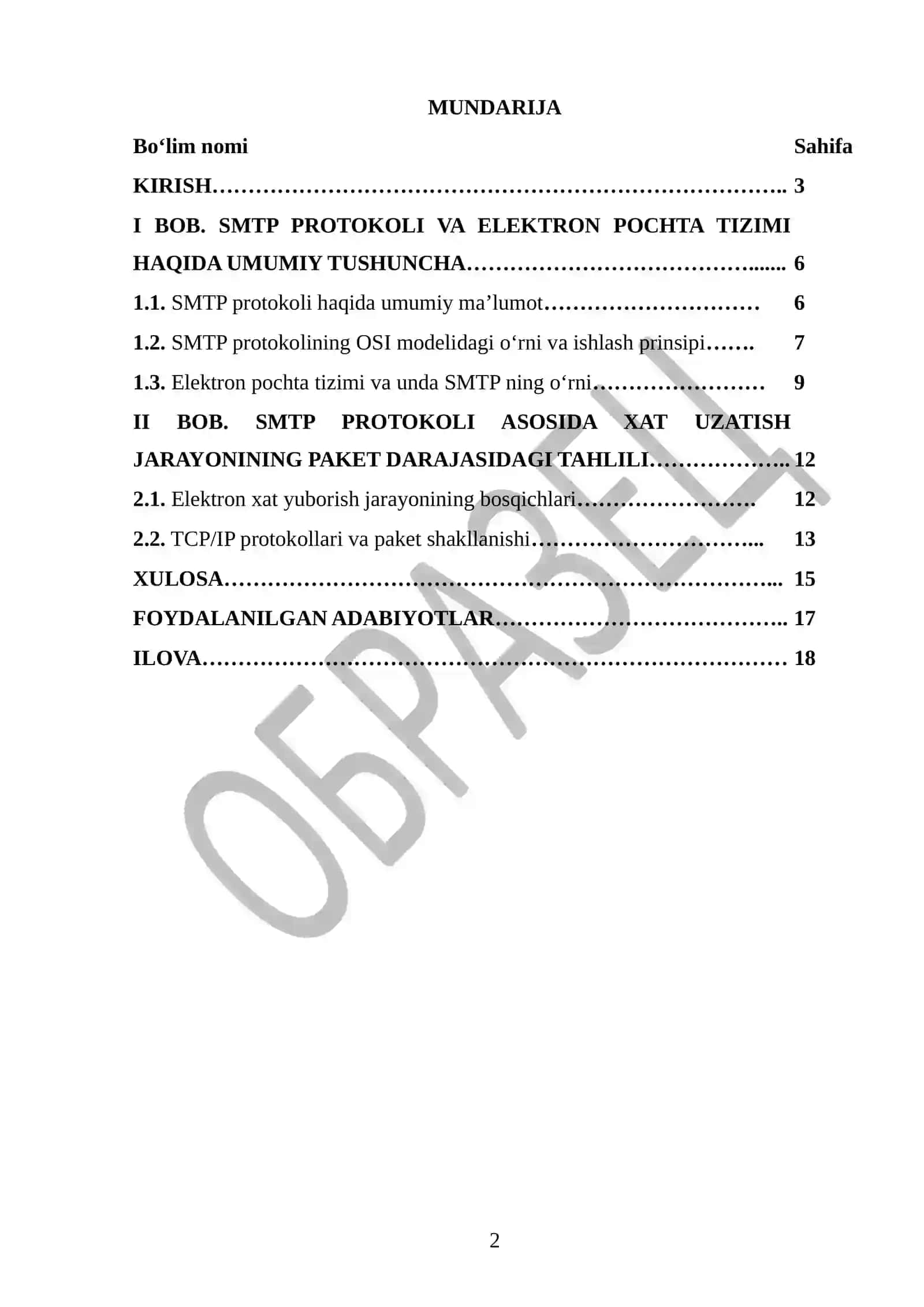 SMTP protokoli asosida elektron pochta jo‘natish jarayonini paket darajasida tahlil qilish 2