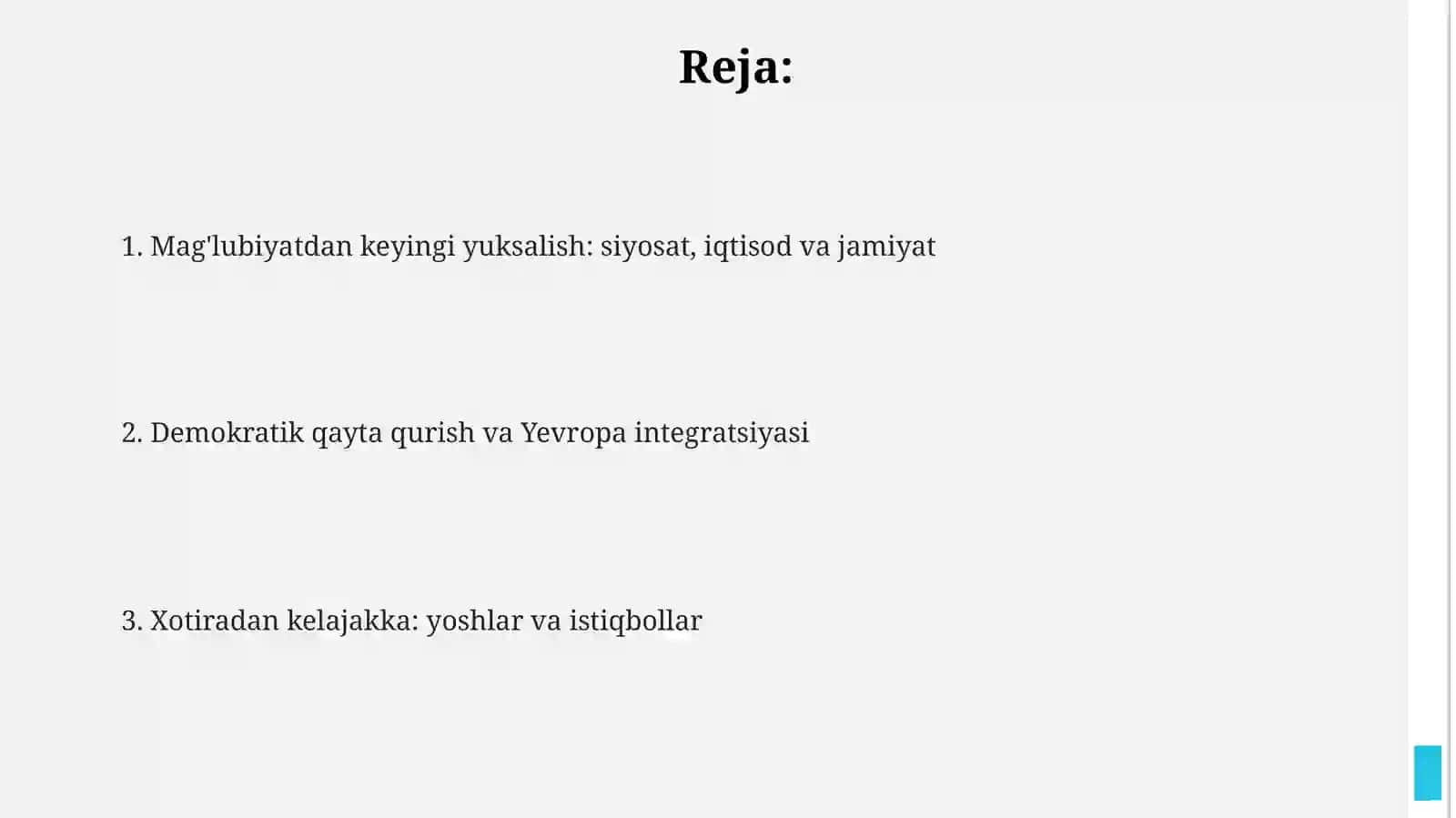 Urushdan keyingi siyosiy manzara va Marshall rejasi 2