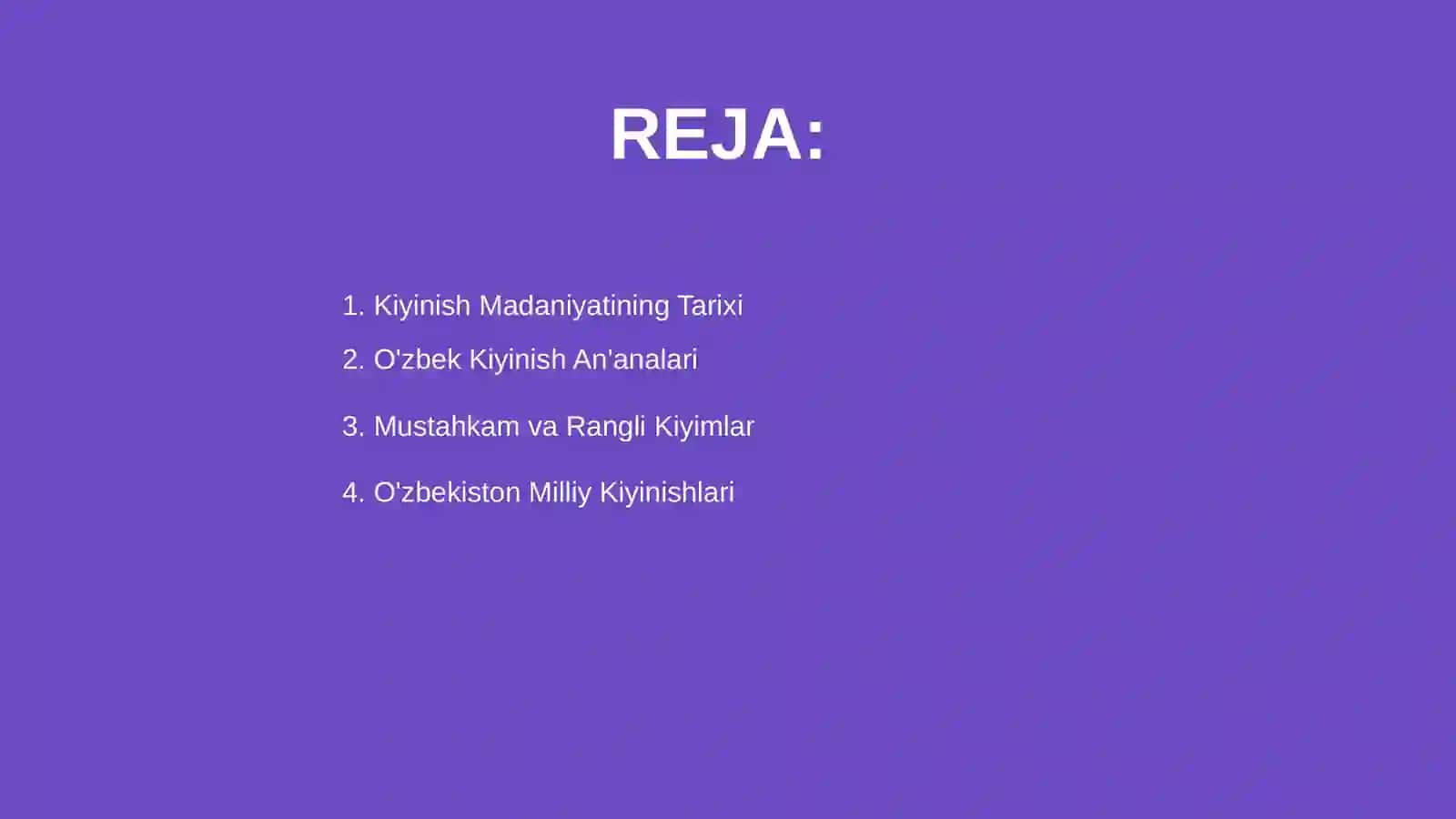 Kiyinish madaniyati 2