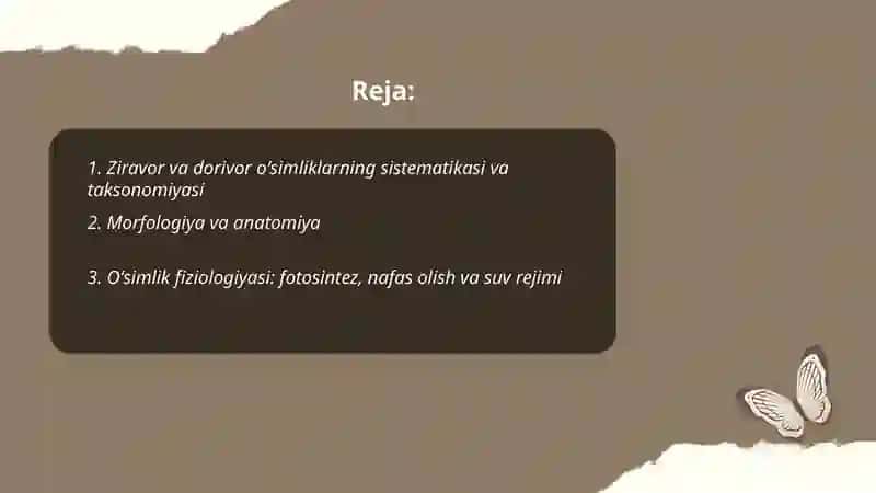 Ziravor dorivor oʻsimliklar ekologiyasi va biologiyasi 2