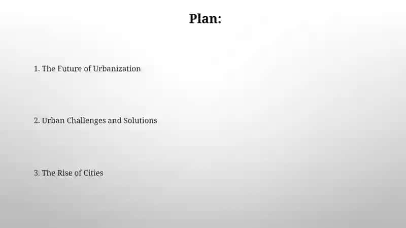 The Future of Urbanization 2