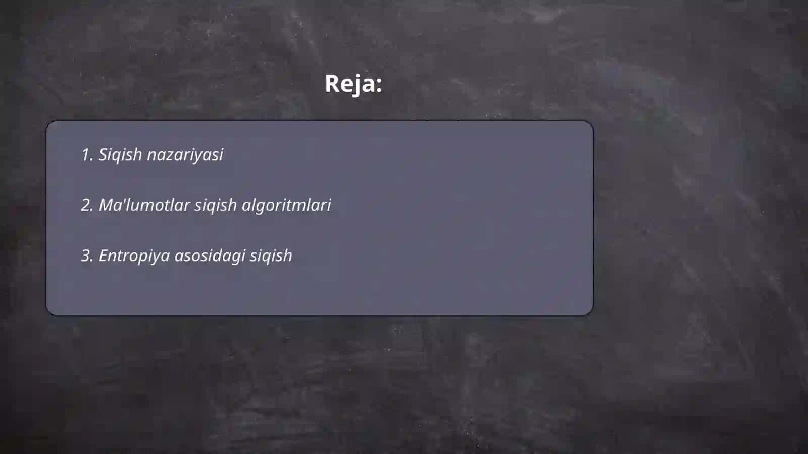 Kompyuterda axborotlarni siqish usullari 2