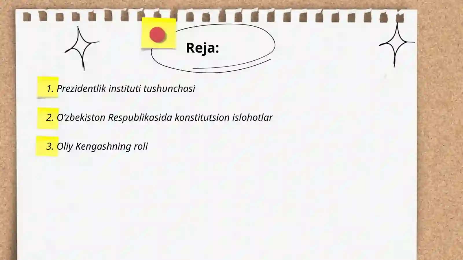 Oʻzbekistonning eng yangi tarixi fani 2