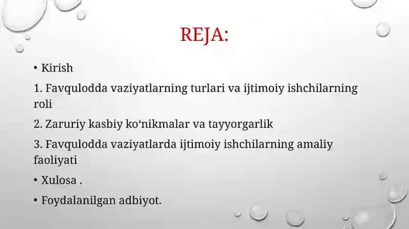 Favqulotda vaziyatlarda ijtimoiy ishchining asosiy ko’nikmalari 2