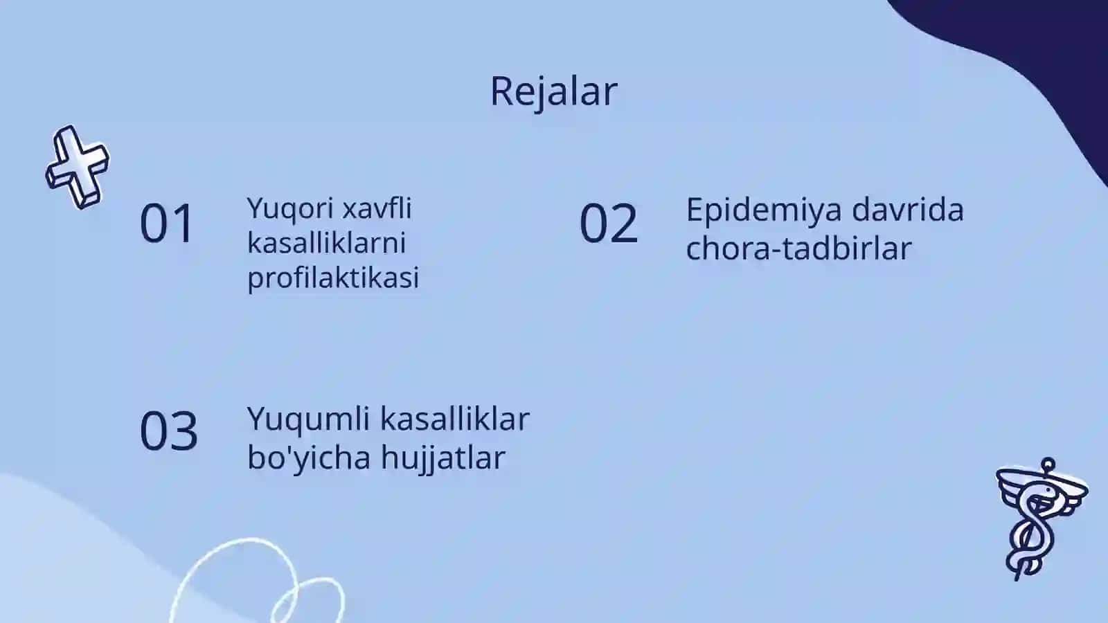 Profilaktik va epidemiya qarshi chora-tadbirlar 2