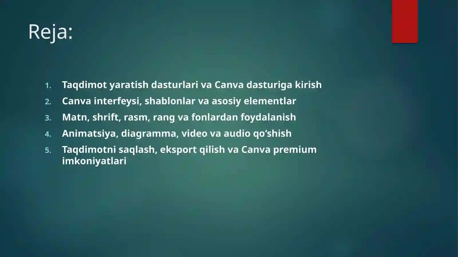 TaqdimotYaratishDasturidaIshlash 2