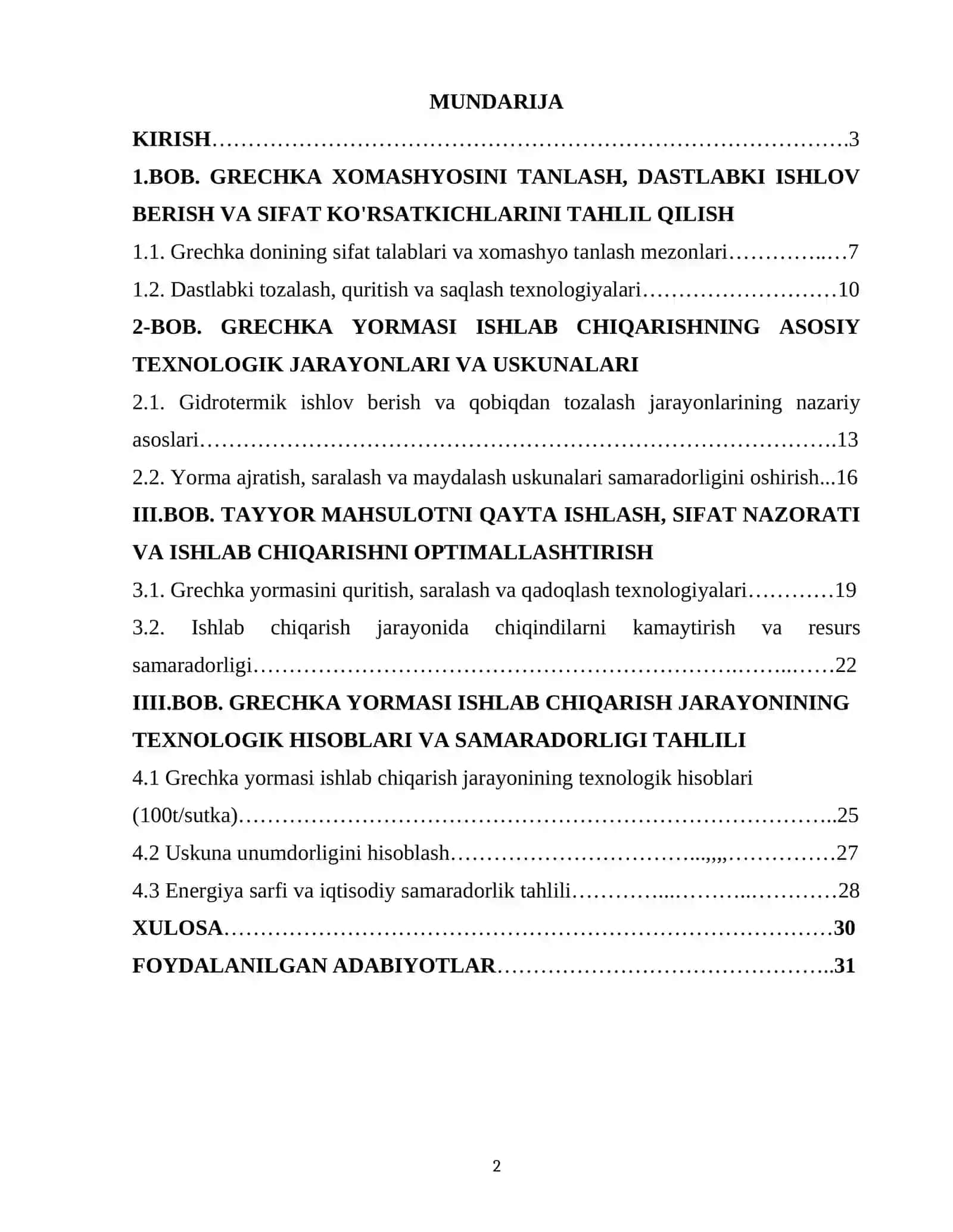 QISHLOQ XO‘JALIGI MAHSULOTLARINI SAQLASH VA QAYTA ISHLASH TEXNOLOGIYASI 2