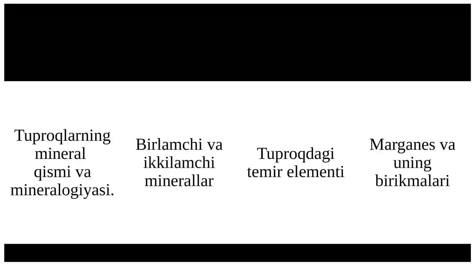 Tuproq Kimyosi 2