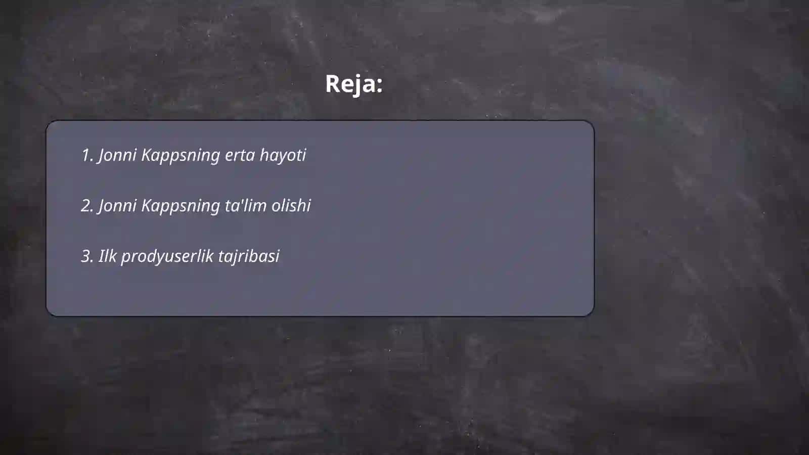 Jonni Kapps hayoti va prodyuserlik faoliyati 2