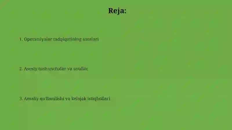 Operativ tadqiqotlar 2