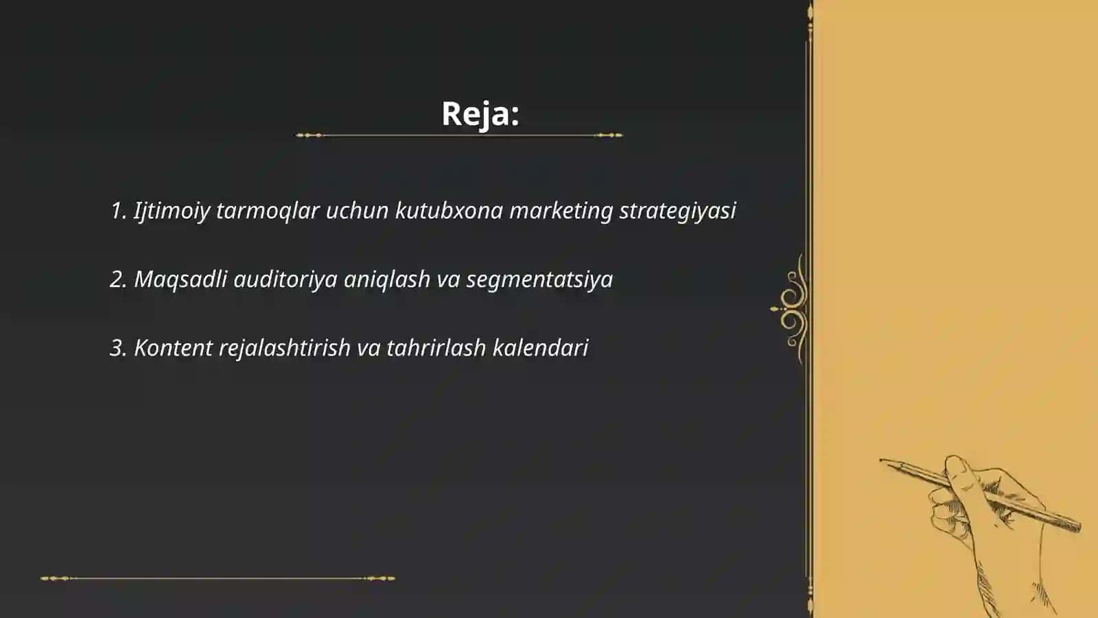 Kutubxona marketingida ijtimoiy tarmoqlardan foydalanish 2