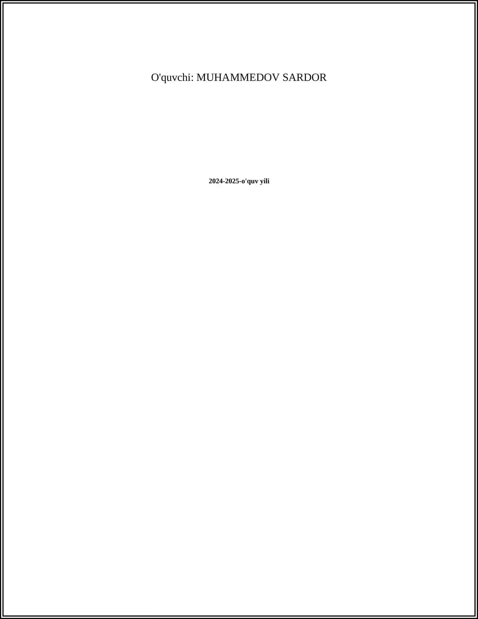 AMALIY MASHGULOTLARGA TAYYORGARLIK KO'RISH VA UY ISHLARINI BAJARISH 2