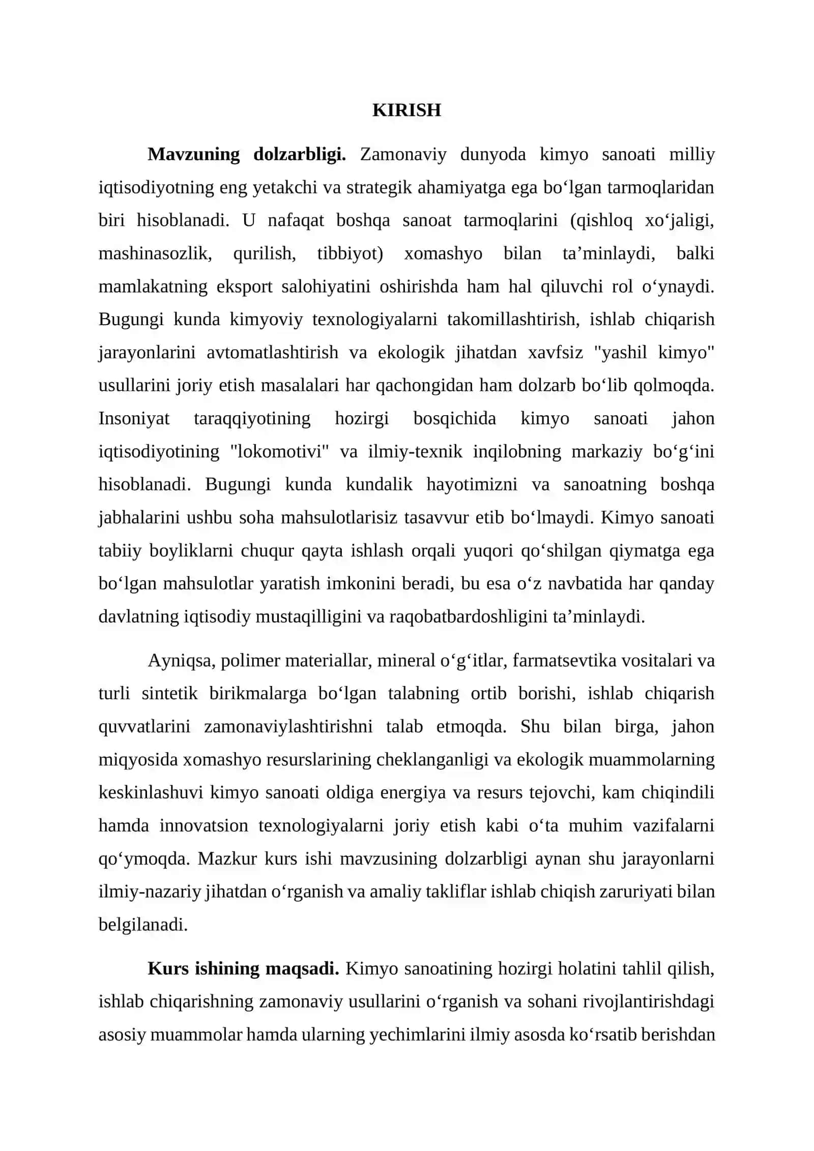 JAHON KIMYO SANOATINING HUDUDIY JOYLASHISHI 2
