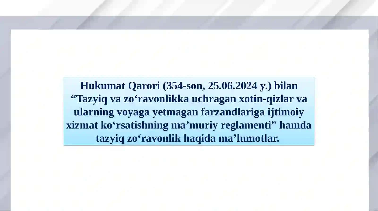 AGRESSIV (TAJOVUZKOR) XATTI-HARAKATLARKORREKSION DASTURI 2