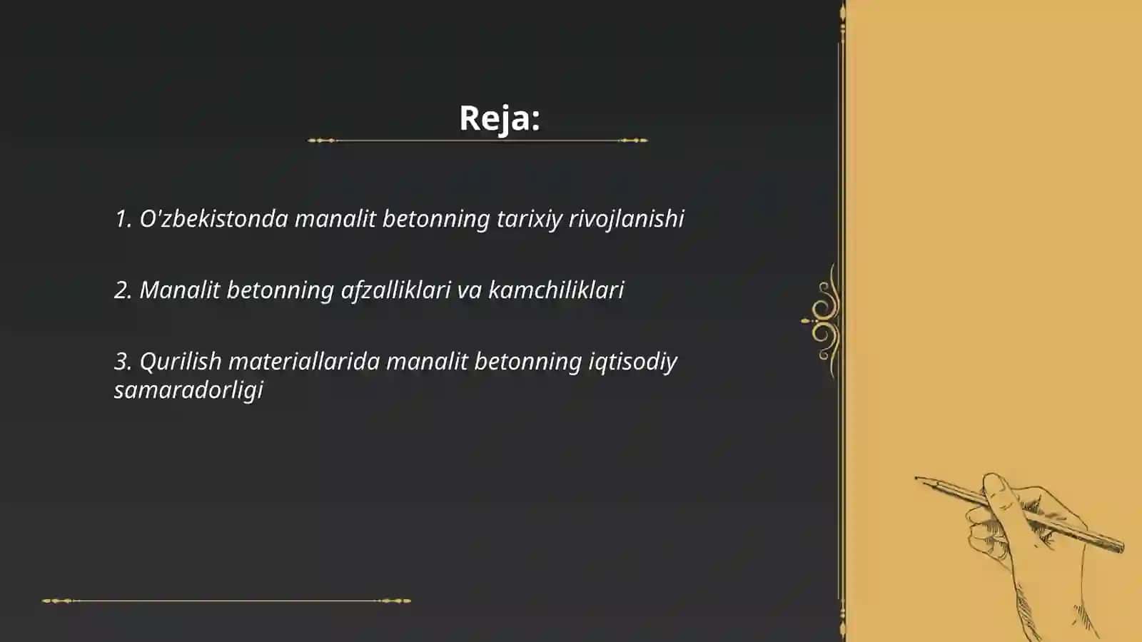 O'zbekistonda manalit betonni tutgan orni 2
