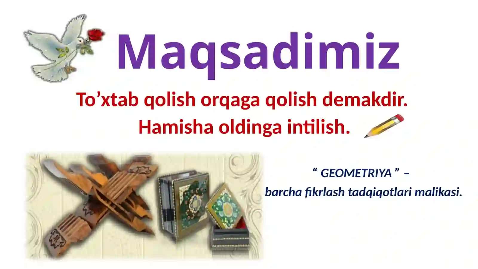 7-sinf Geometriya fanidan Teng yonli uchburchakning xossalari mavzuda ochiq dars ishlanma 2