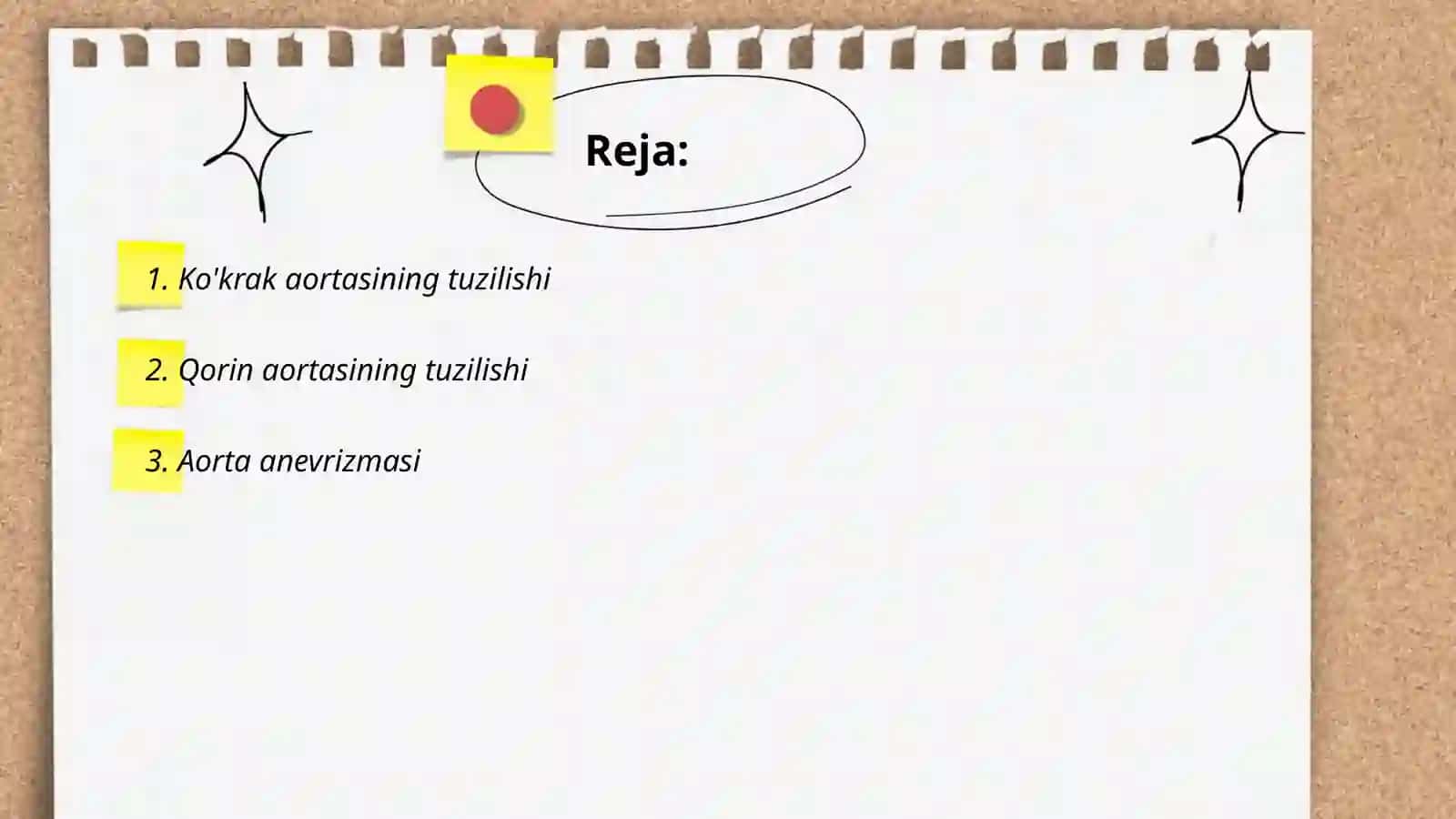 Ko'krak va qorin aortasi 2