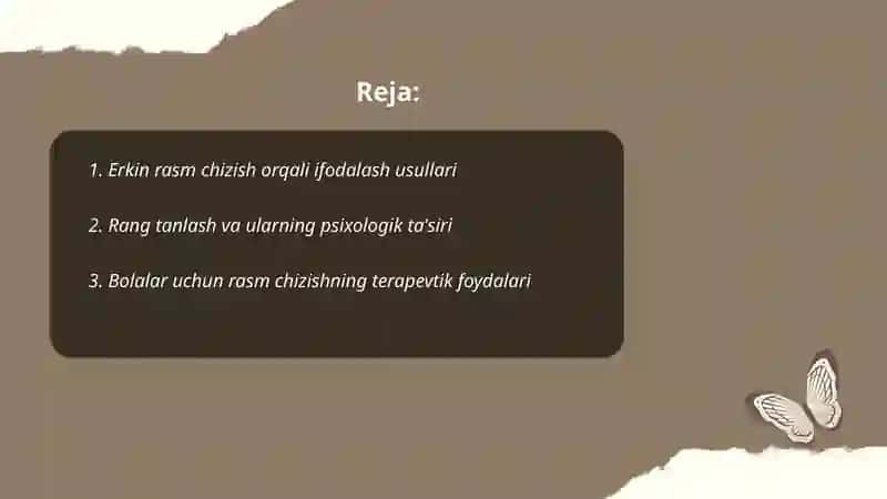 Maktabgacha yoshdagi bolalarni rasm chizishga o'rgatish usullari 2