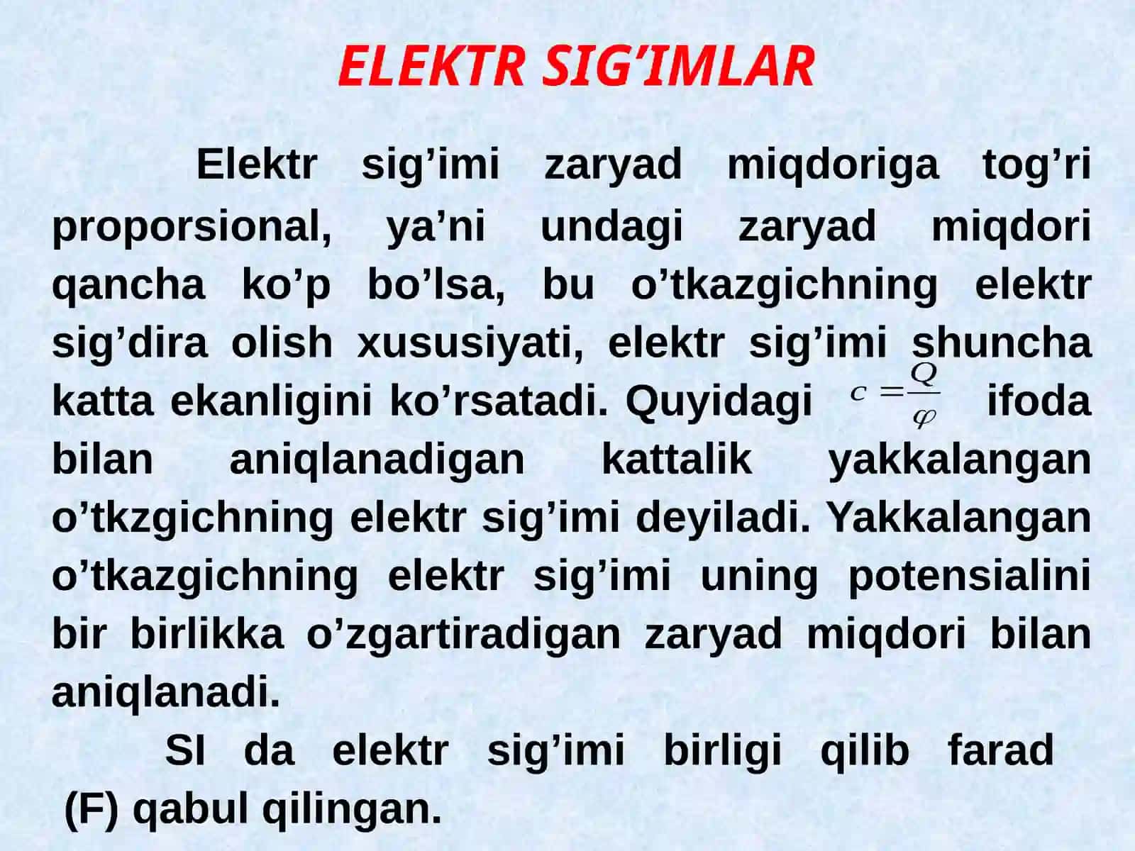 Kondensatorlar 2