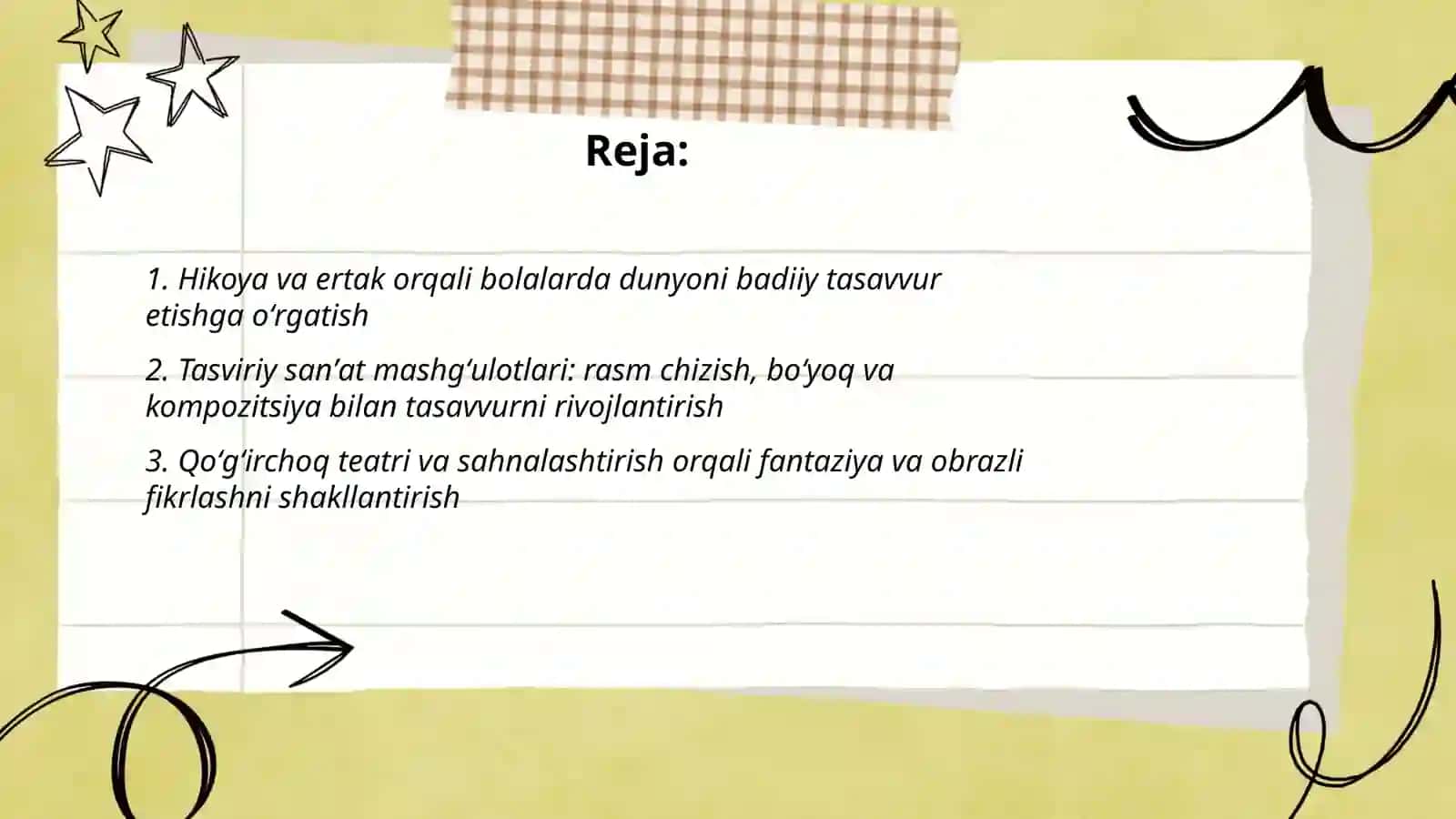 Ilk va maktabgacha yoshgacha boʻlgan bolalarning dunyoni badiiy tasavvur etishga oʻrgatish yoʻllari 2