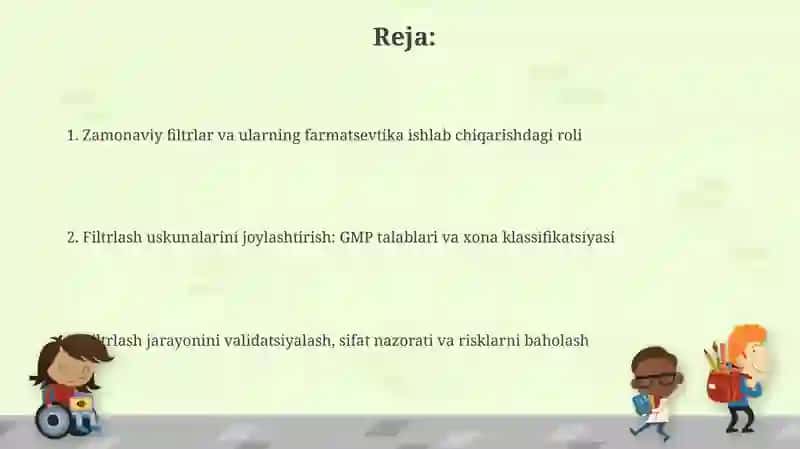 Zamonaviy filtrlar va ularning farmatsevtika ishlab chiqarishdagi roli 2