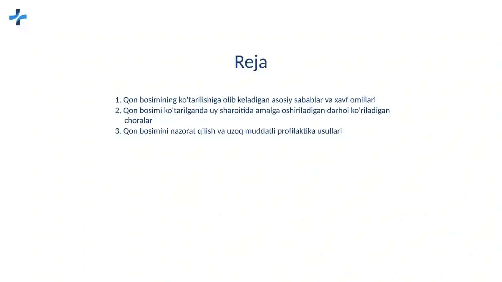 Qon bosimi sabablari va kontrol usullari 2