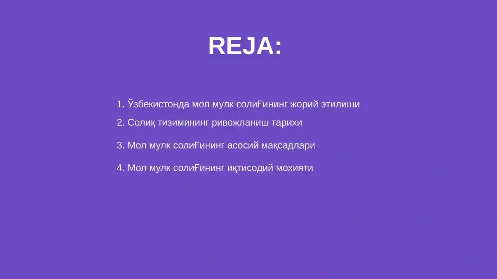 Ўзбекистонда мол мулк солиғининг жорий этилиши ва унинг иқтисодий мохияти 2