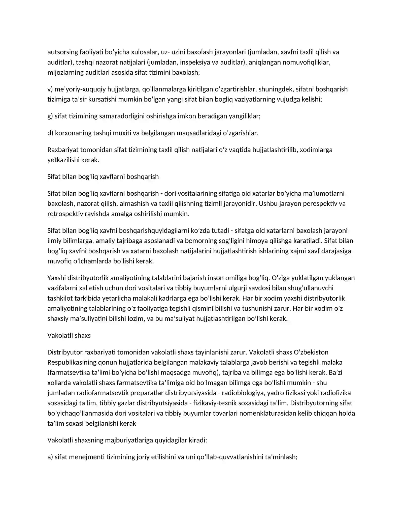 Rahbariyat tomonidan dori vositalari ustidan monitoring va tahlil 2