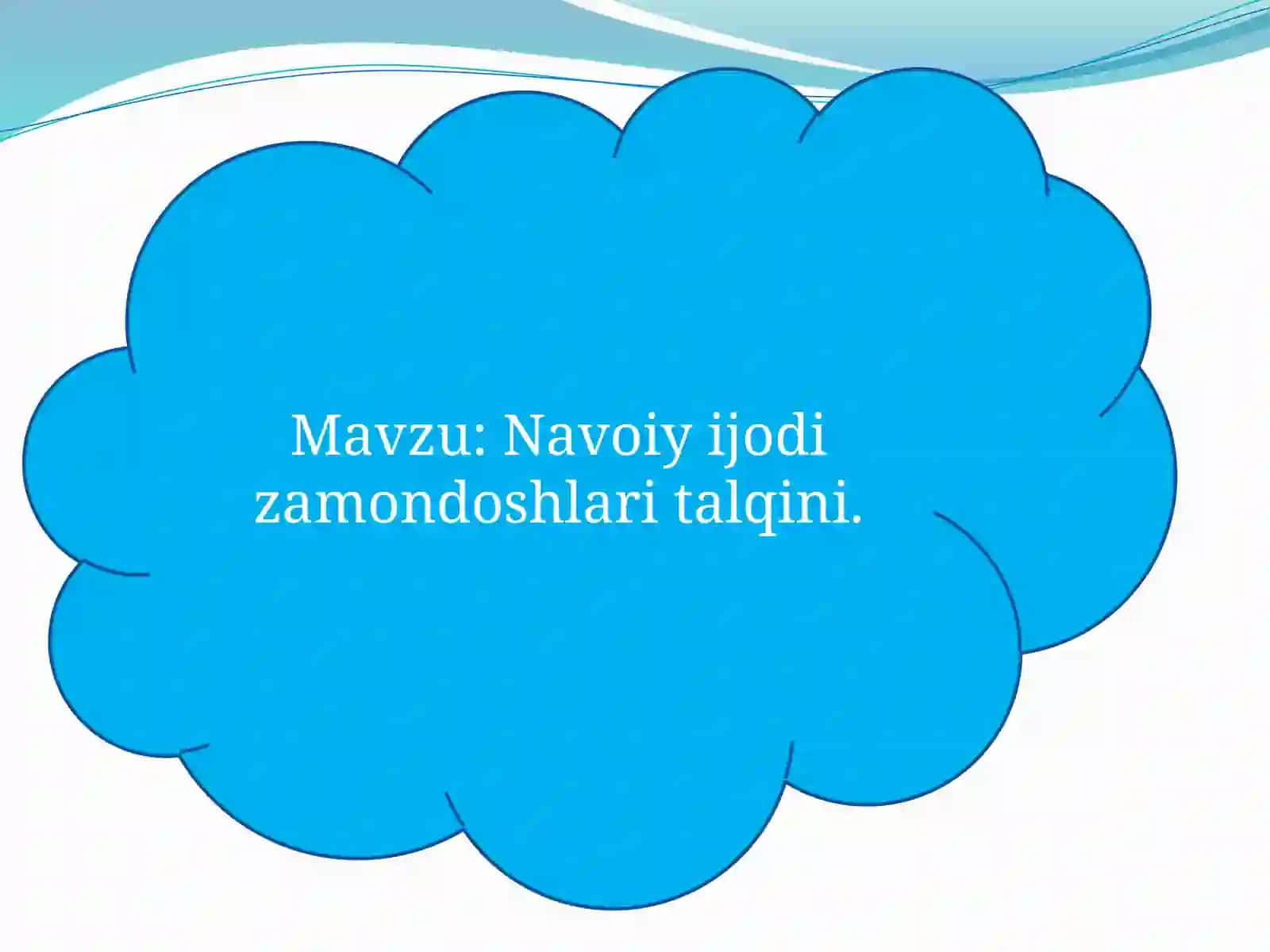 Navoiyijodizamondoshlaritalqini 2