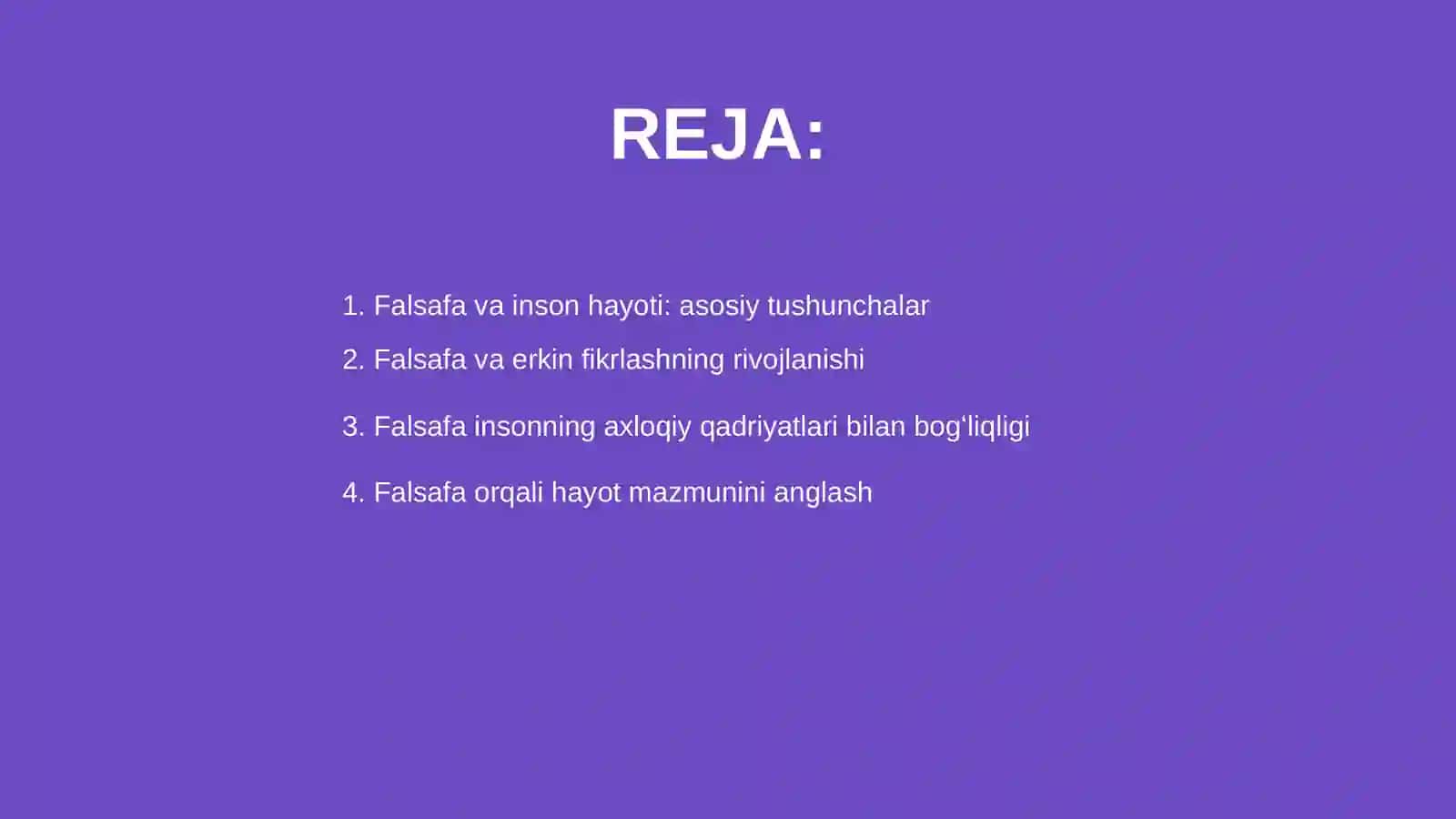 Falsafa inson hayotidagi oʻrni va axamiyati 2