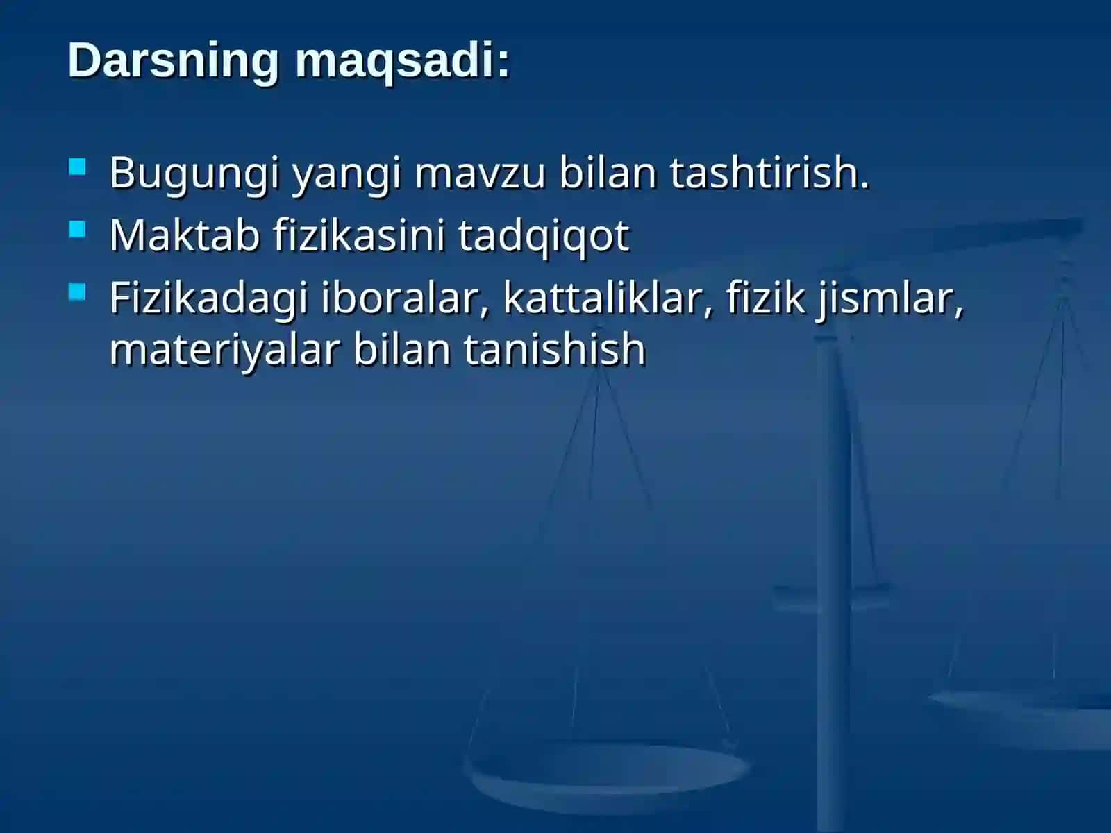Fizikda ishlatiladigan ayrim atamalar Kuzatish va tajribalar 2
