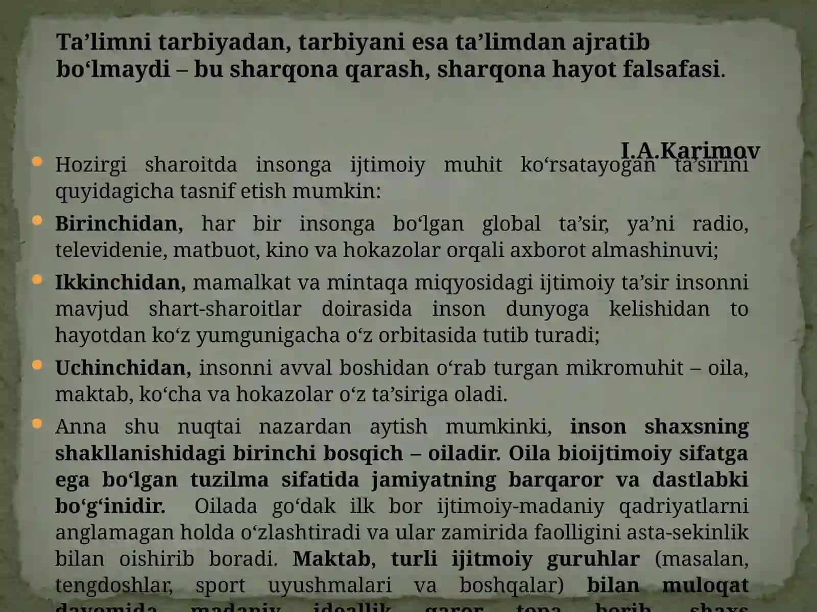 Barkamol avlodni milliy istiqlol g’oyasi va mafkurasi ruhida tarbiyalash 2