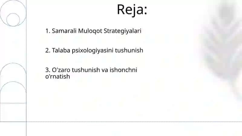 Muloqot madaniyati va psixologiyasi 2
