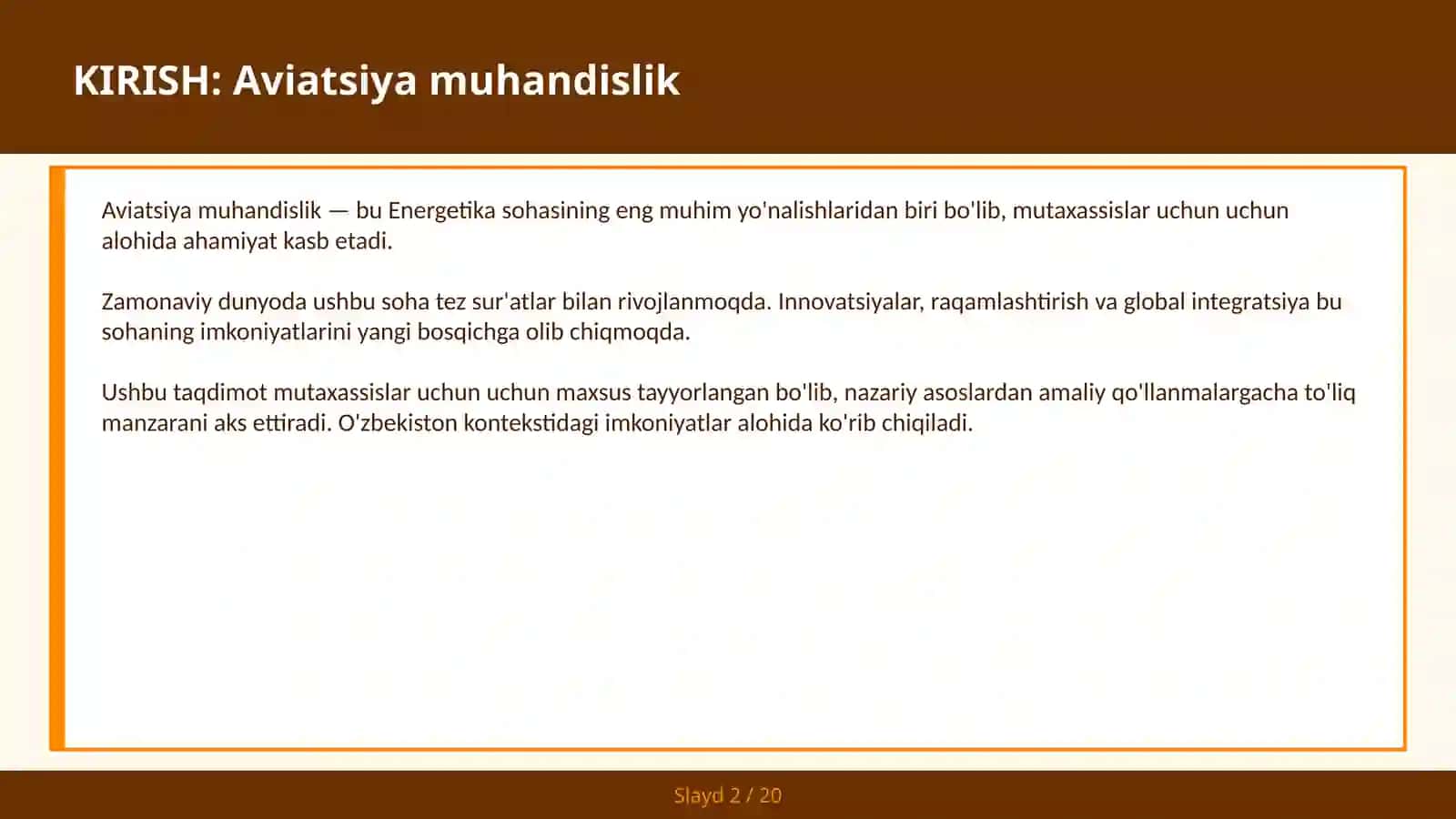 AVIATSIYA MUHANDISLIK 2