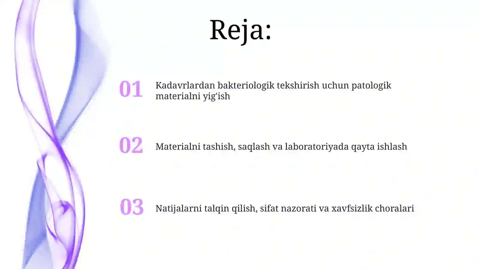 Kadavrlardan bakteriologik tekshirish usuli: umumiy qoidalar 2