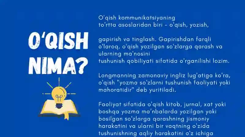 O'qish qobilyatlari 2