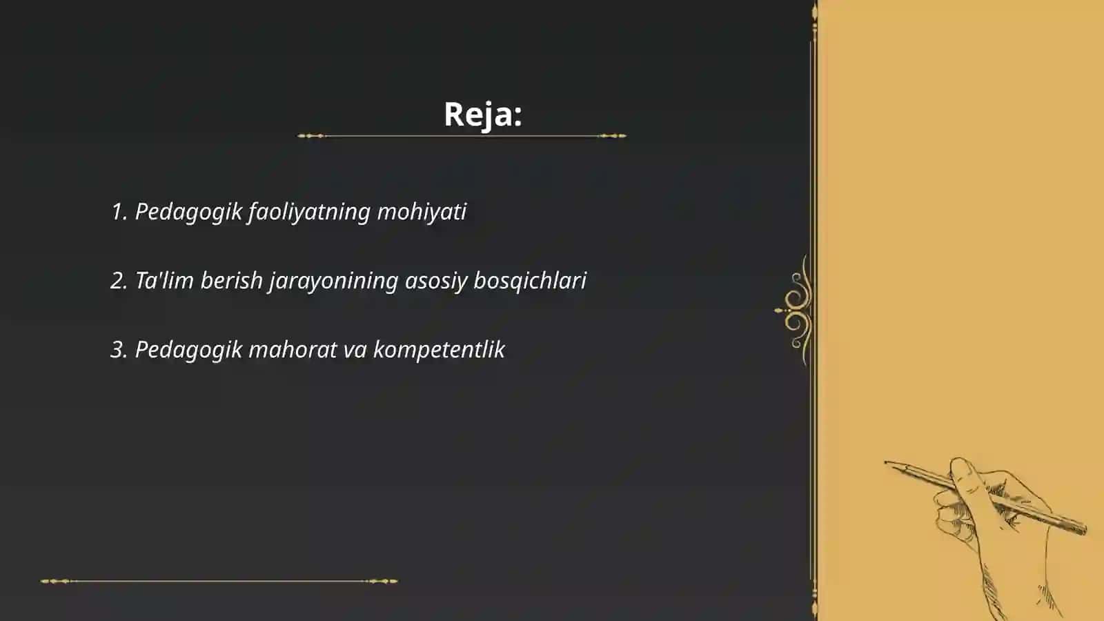 Pedagogik faoliyat va uning oʻziga xos xususiyatlari 2