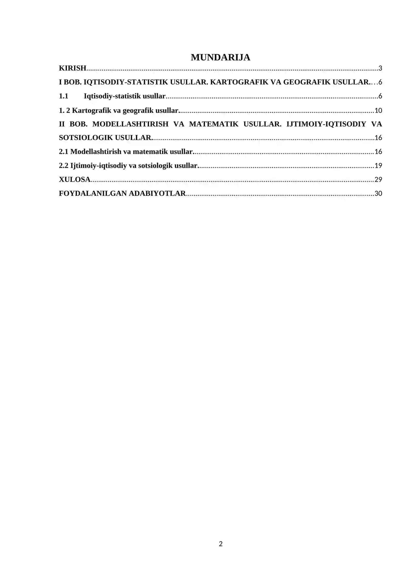 Tarmoqlar iqtisodiyoti va buxgalteriyasi 2
