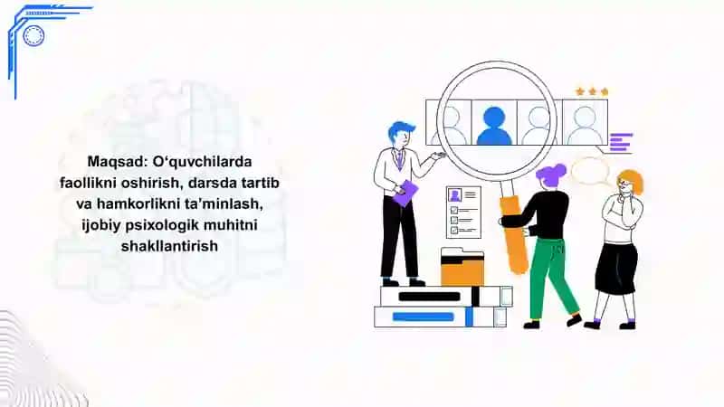 Dars jarayonini samarali boshqarish va ijobiy muhit yaratish 2