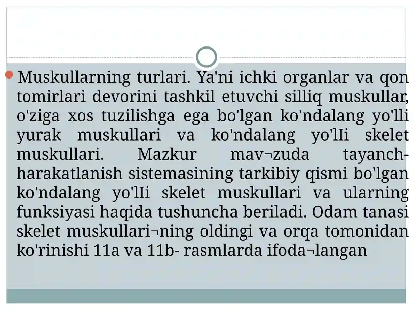 Qoʻl va oyoq muskullarining tuzilishi va ahamiyati 2