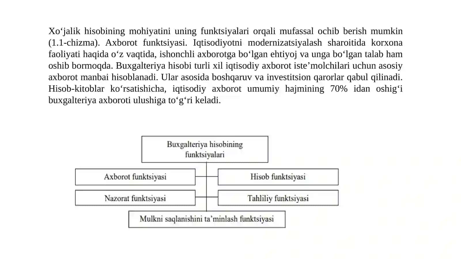 Buxgalteriya hisobiga kirish fanining umumiy tavsifi 2