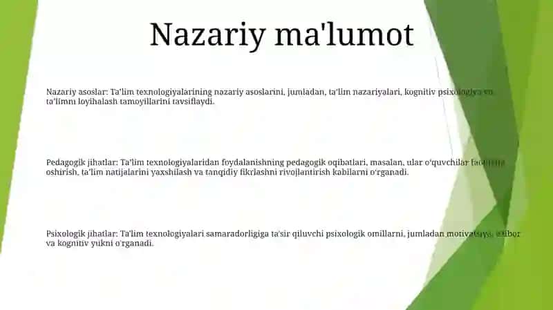 Tarbiyaviy Texnalogiyalarning Pedagogik Va Psixologik Jihatlari 2
